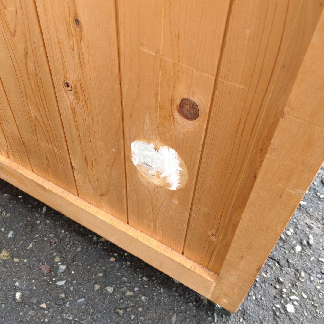 【送料込み】木製キャビネット・サイドボード　収納　DIY台