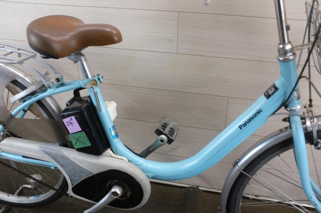 パナソニック　電動アシスト自転車　24インチ　３段　本体　バッテリーと充電器なし