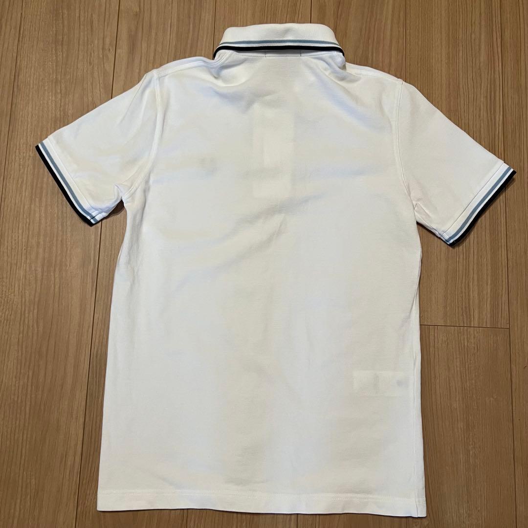 フレッドペリー M12 ホワイト ポロシャツ 38