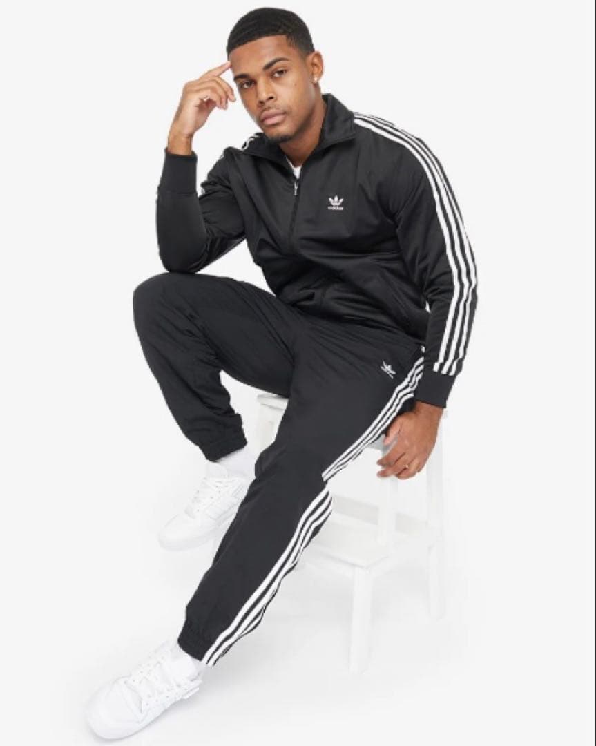 Adidas Firebird セット 黒 白 S クリーニング済 美品