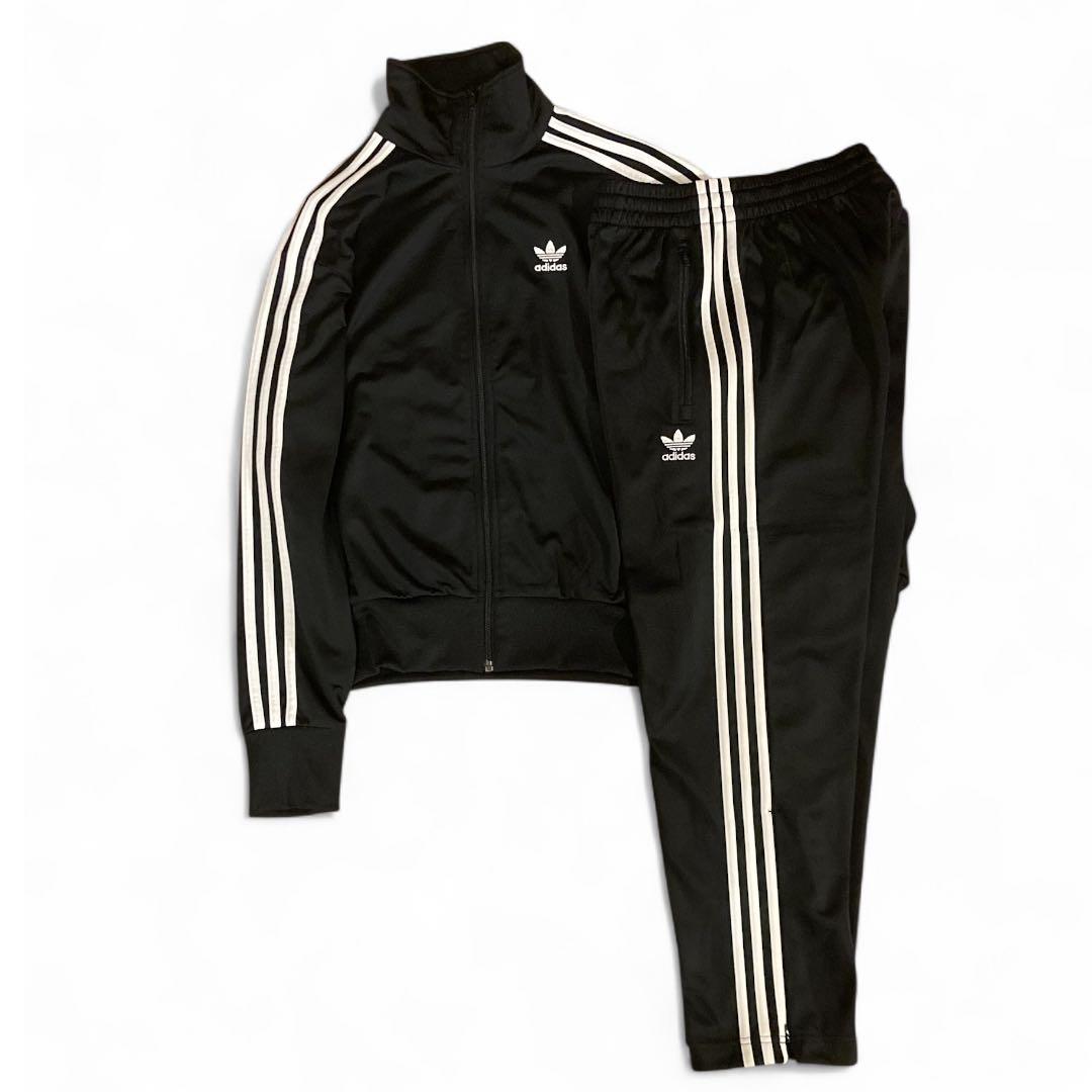 Adidas Firebird セット 黒 白 S クリーニング済 美品