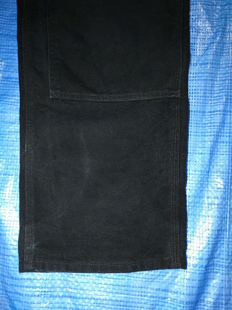 Carhartt ダブルニー w38×L30 USA製 ブラック ペインター