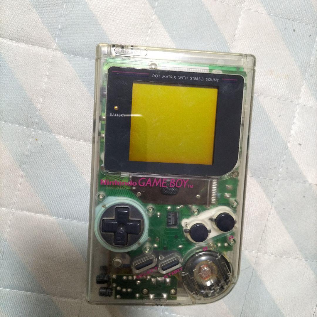 ゲームボーイ　スケルトン本体　　　　　　カートリッジ21本