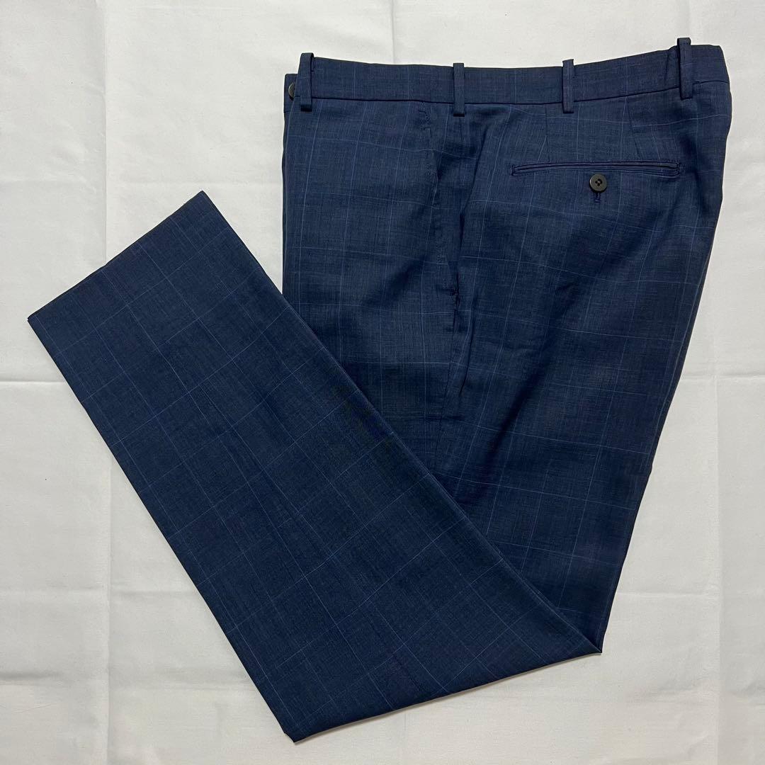 極美品✨ONLY オンリー ビジネス スーツ 洗える ネイビー 紺 チェック