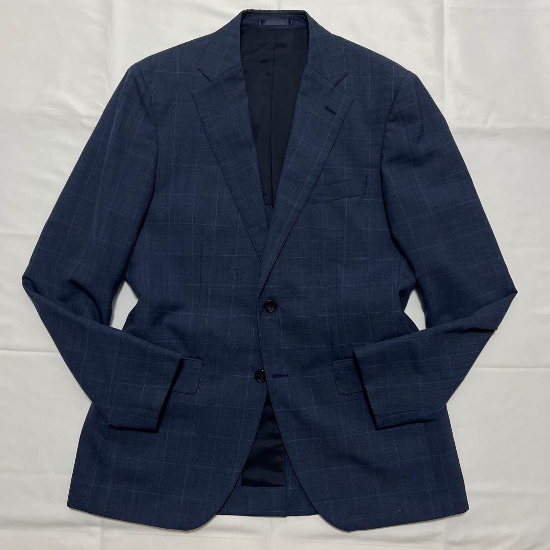 極美品✨ONLY オンリー ビジネス スーツ 洗える ネイビー 紺 チェック