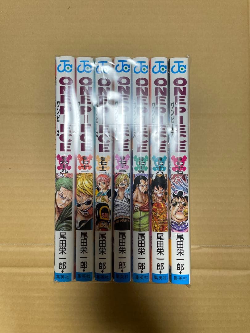 ONE PIECE 単行本（1〜77巻＋公式本※67、68、70、74巻無し）