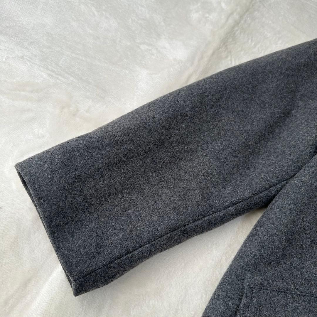 vintage YSL イヴサンローラン ウールコート ロングコート グレー