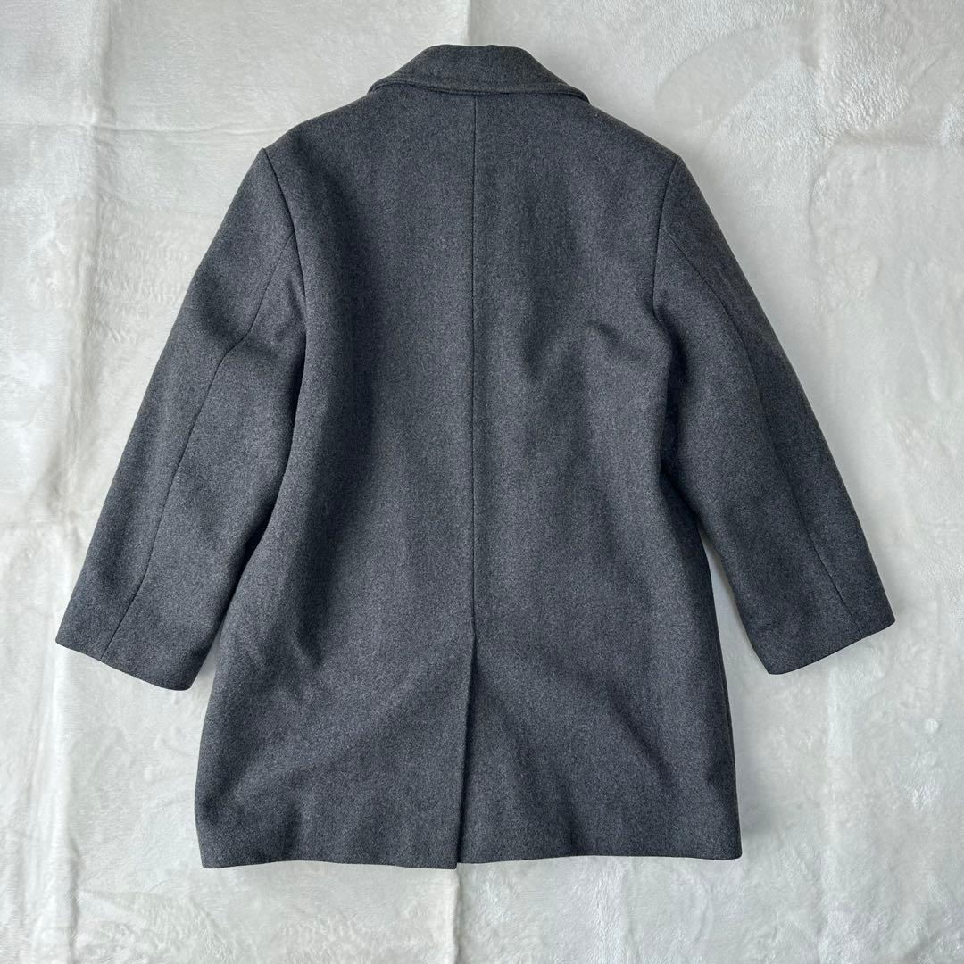 vintage YSL イヴサンローラン ウールコート ロングコート グレー