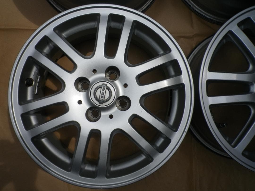 日産純正 アルミホイール 6J×15 レア物 程度抜群！四本セット