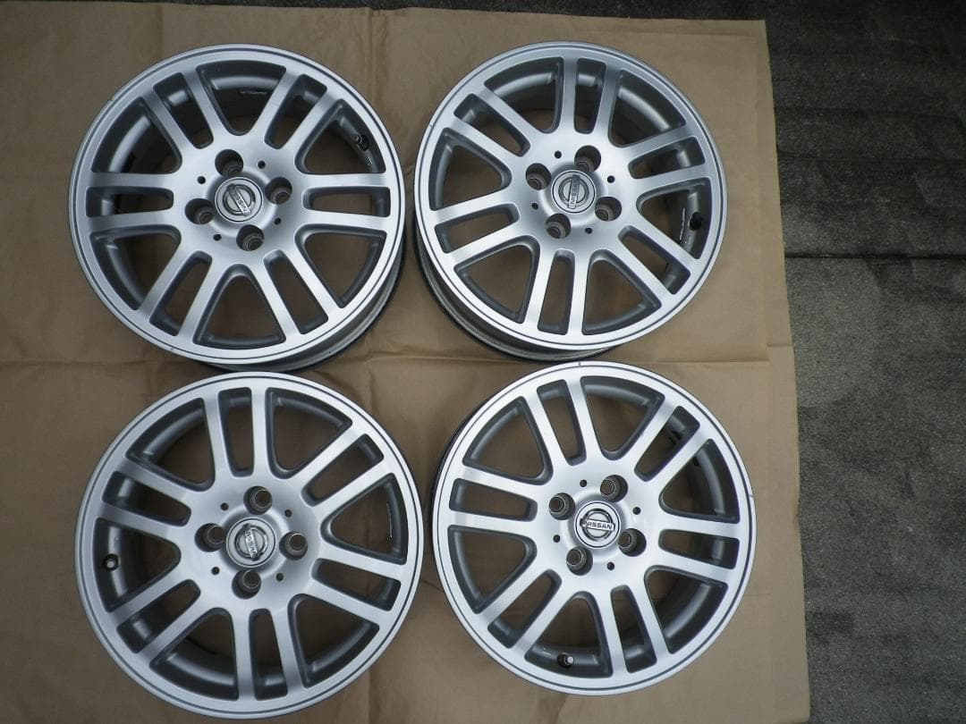 日産純正 アルミホイール 6J×15 レア物 程度抜群！四本セット