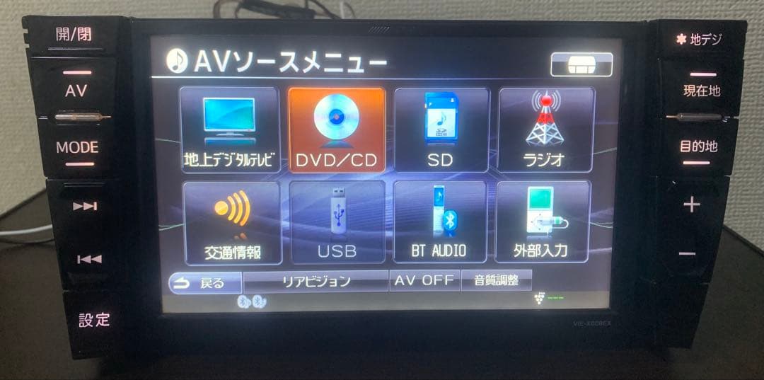 プリウス VIE-X008EX-PRA ナビアルパイン