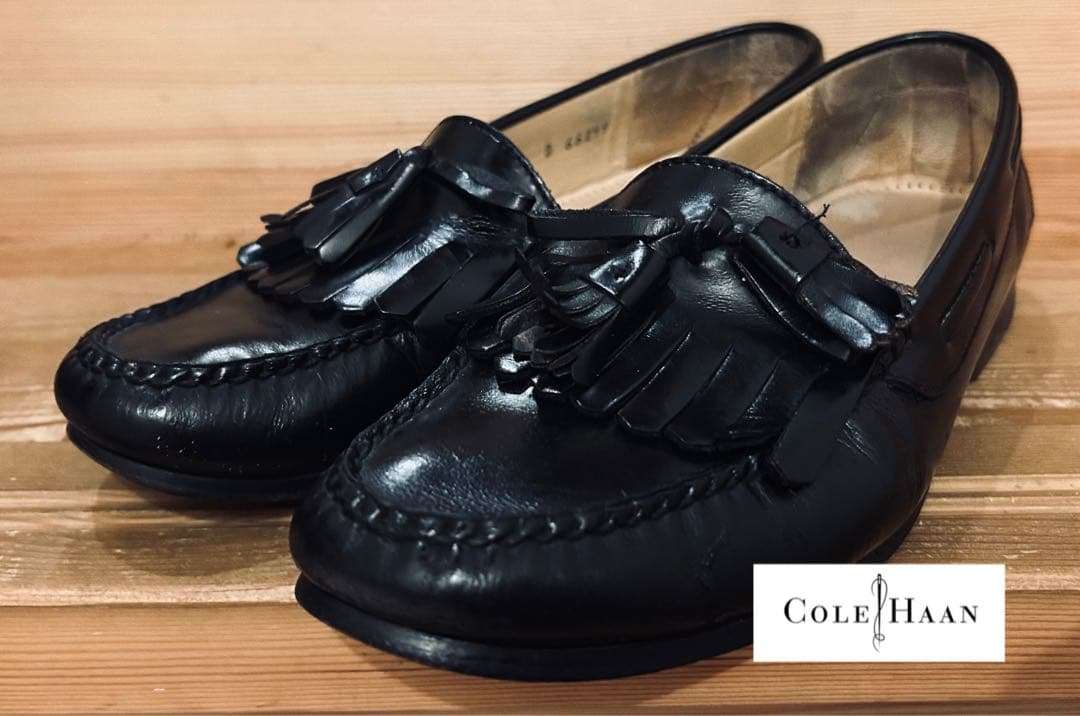 ローファー 革靴 90s COLE HAAN コールハン 29cm タッセル