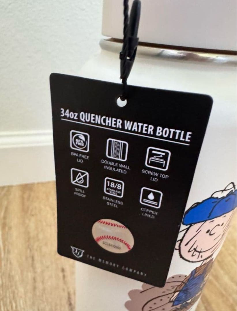 ロサンゼルス　ドジャース　✖︎ peanuts ボトル　ステンレス　米国購入新品