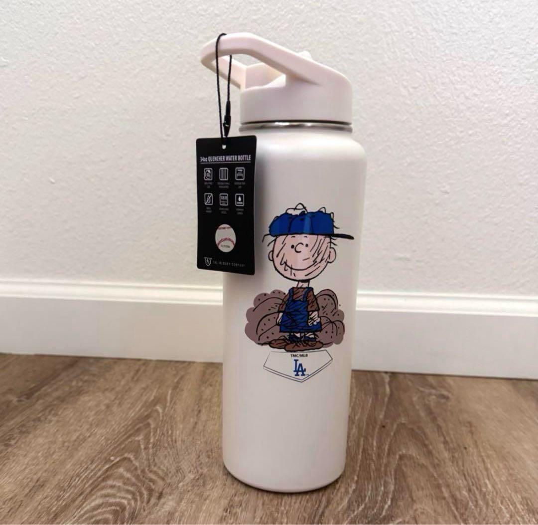 ロサンゼルス　ドジャース　✖︎ peanuts ボトル　ステンレス　米国購入新品