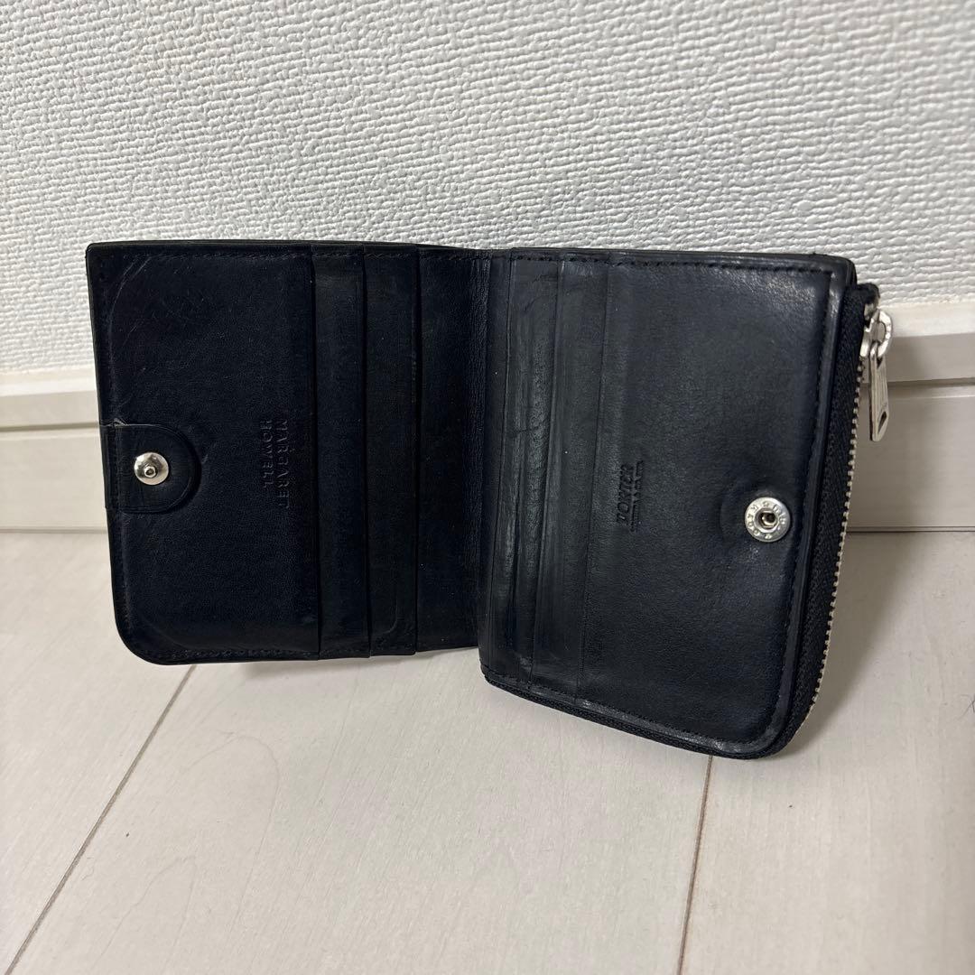 PORTER x MARGARET HOWELL 折り財布 レザーウォレット