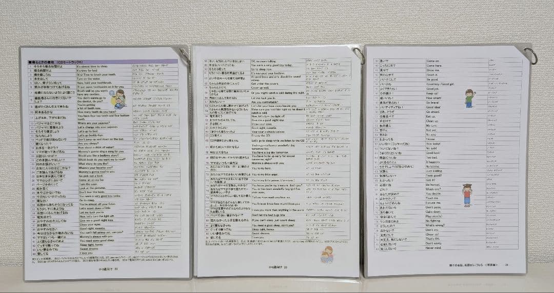 【美品】0歳から中1まで十分活用できる英会話教材（CD＆会話集）