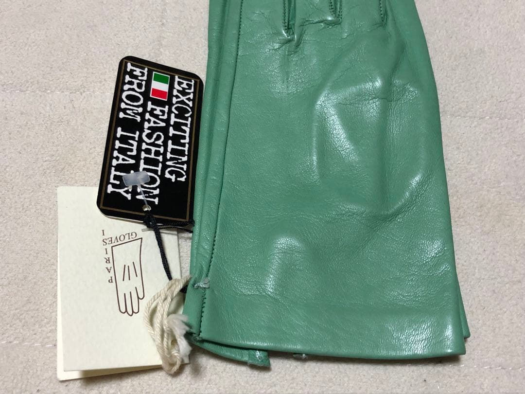 571新品PARISI grovesパリジ 羊革ラムレザー手袋 イタリア製