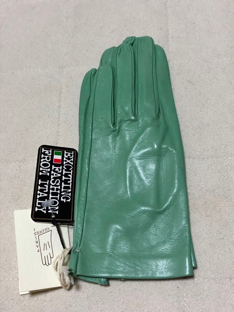571新品PARISI grovesパリジ 羊革ラムレザー手袋 イタリア製