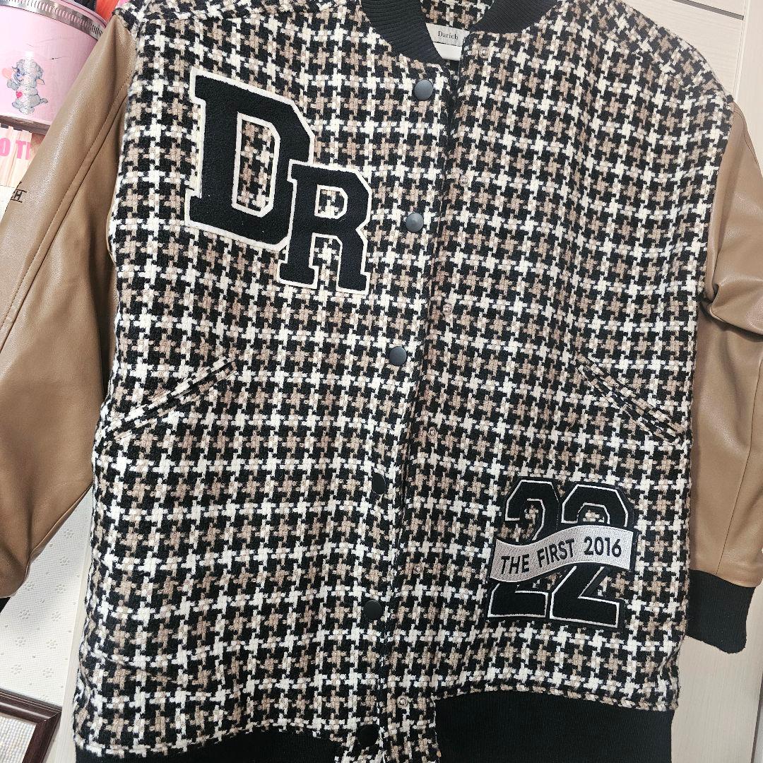 N*A様 《美品》Darich ダーリッチ Dベアチェックビッグスタジャン