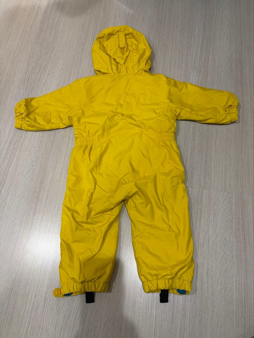 ★美品★スキーウェア　モンベル　mont-bell イエローオーバーオール　80