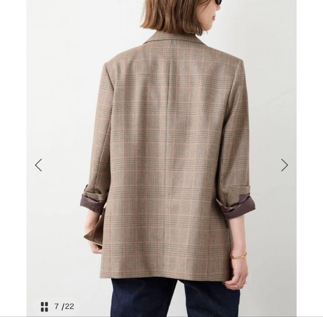 ドゥーズィエムクラス　Essential ジャケット(CHECK)