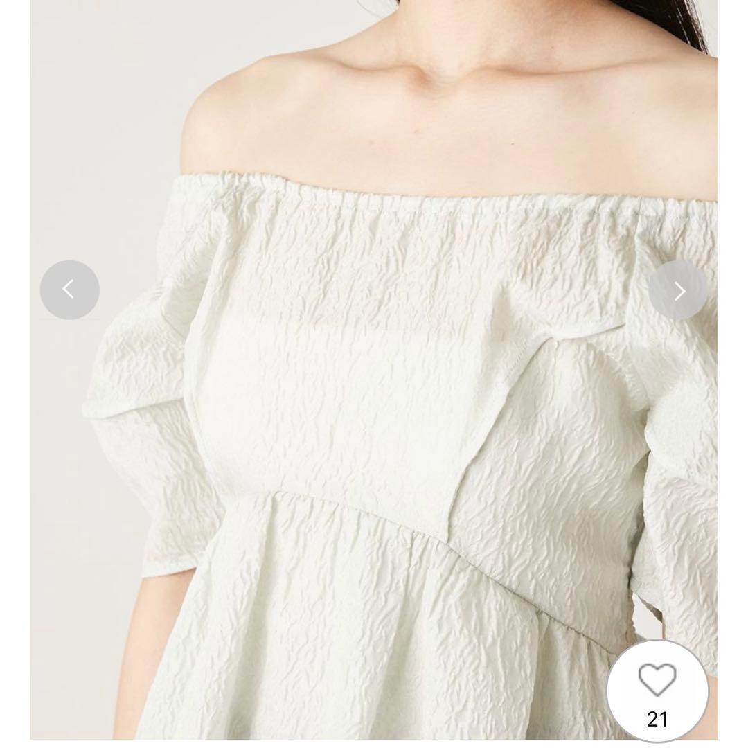 2way ペプラムパフチュニック