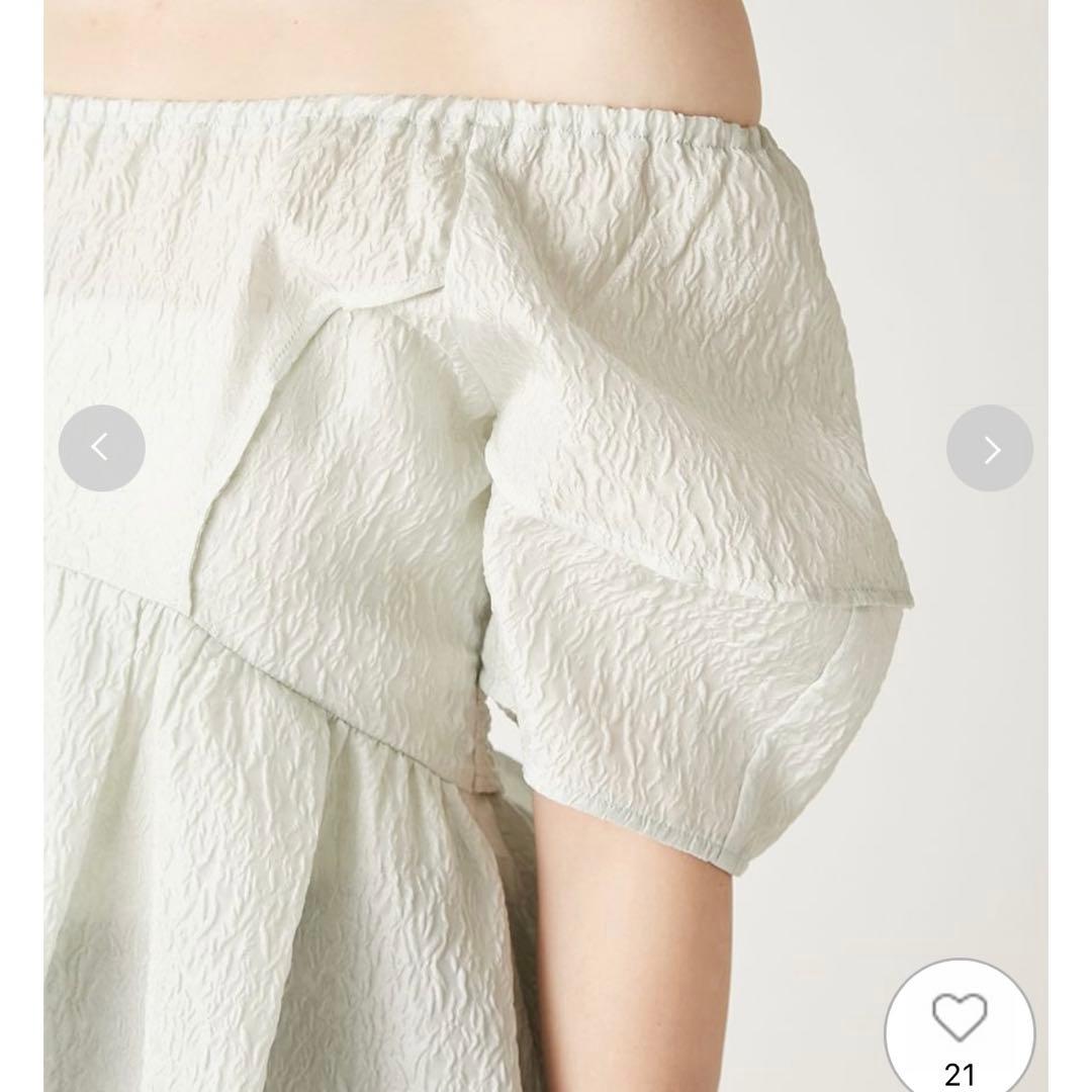 2way ペプラムパフチュニック