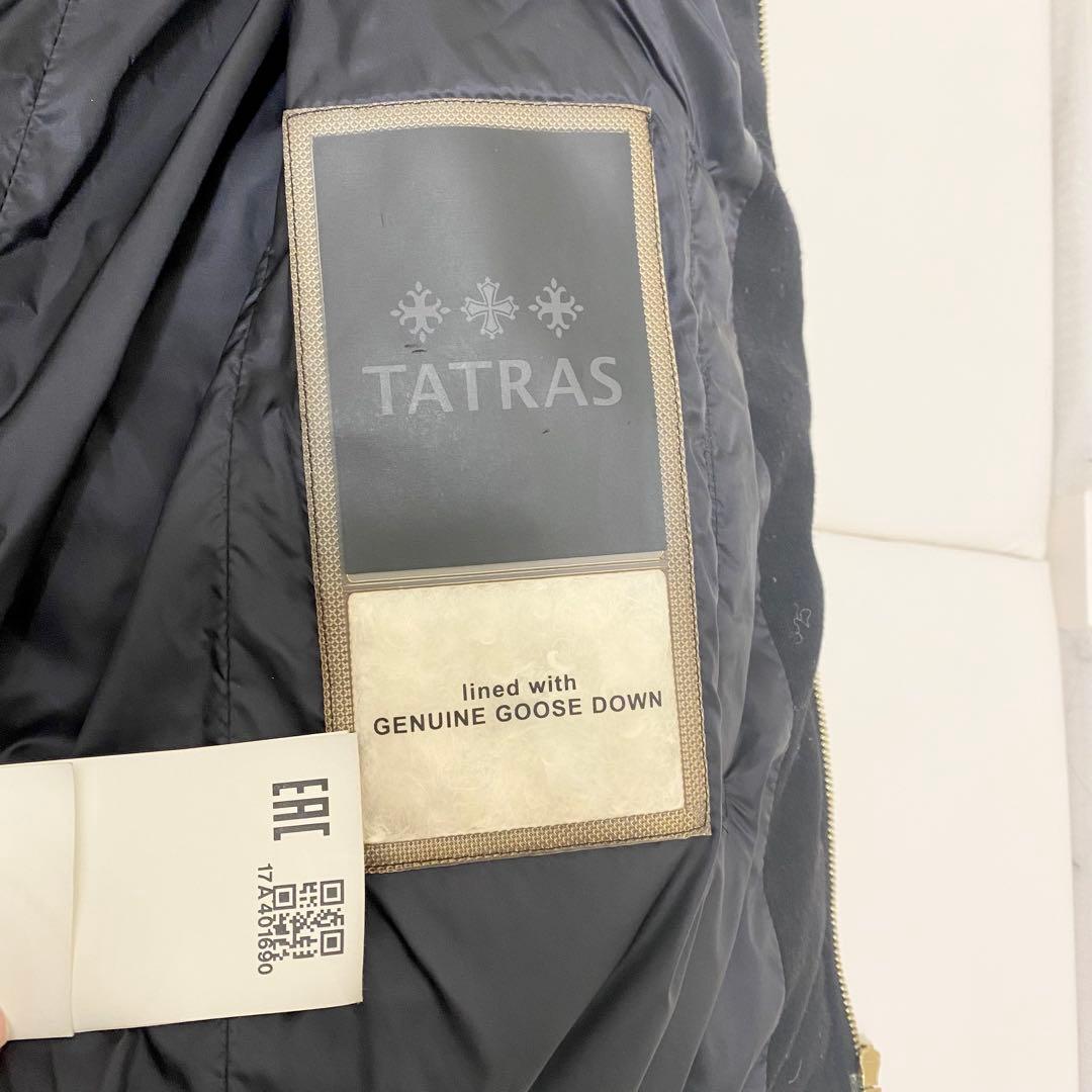 タトラス ダウンベスト　ルセラ　LTA20A4572 黒　M 01 ファー付き