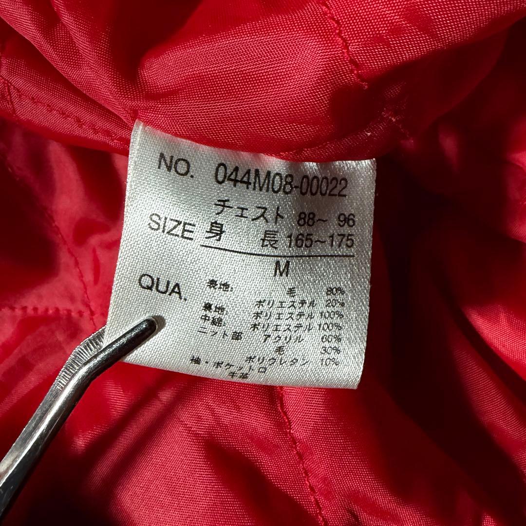 極美品■VAN JACKET スタジャン　フルデコ　袖レザー　ワッペン　M