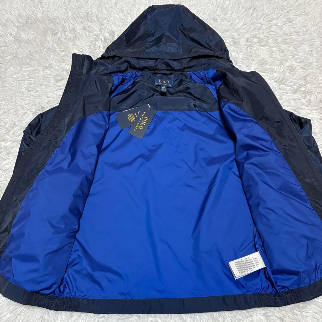 POLO RALPH LAUREN ナイロンジャケット　フーデット　160cm
