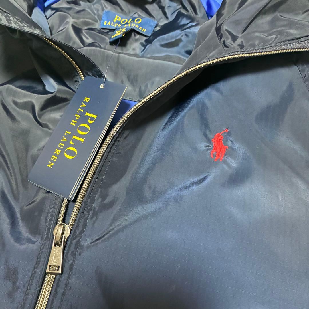 POLO RALPH LAUREN ナイロンジャケット　フーデット　160cm