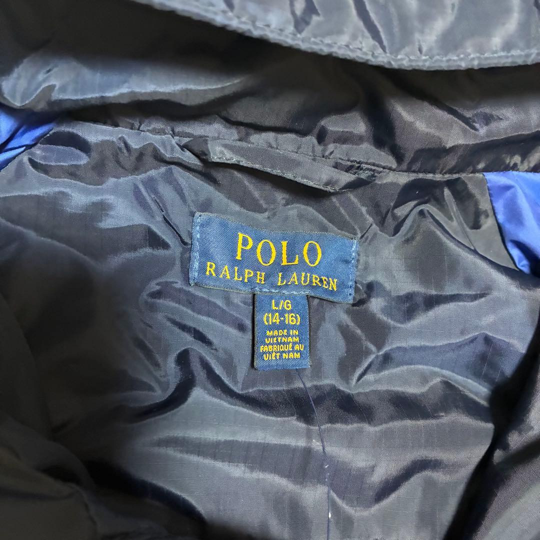 POLO RALPH LAUREN ナイロンジャケット　フーデット　160cm
