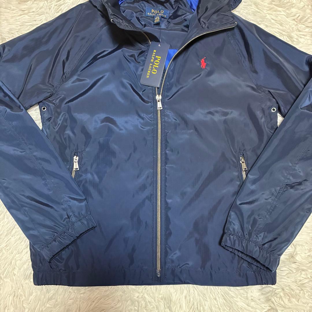 POLO RALPH LAUREN ナイロンジャケット　フーデット　160cm
