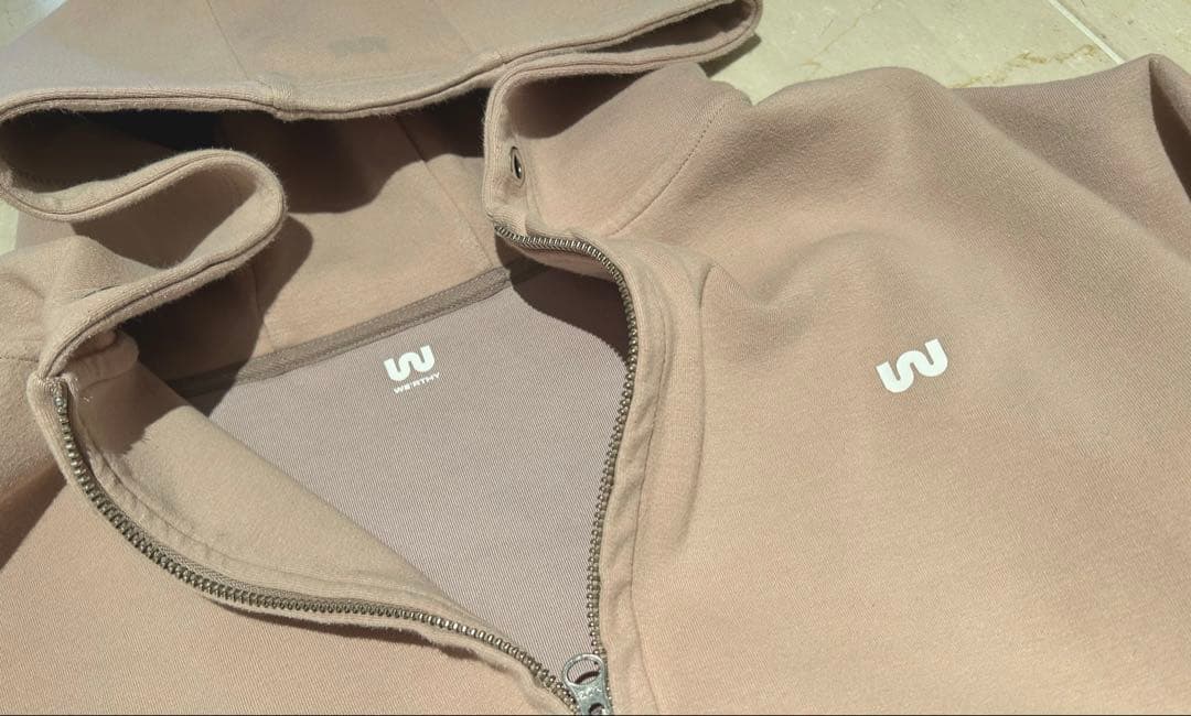 ワーシー WERTHY 野沢和香 SWEATHOODIE ピンク　パーカーフード