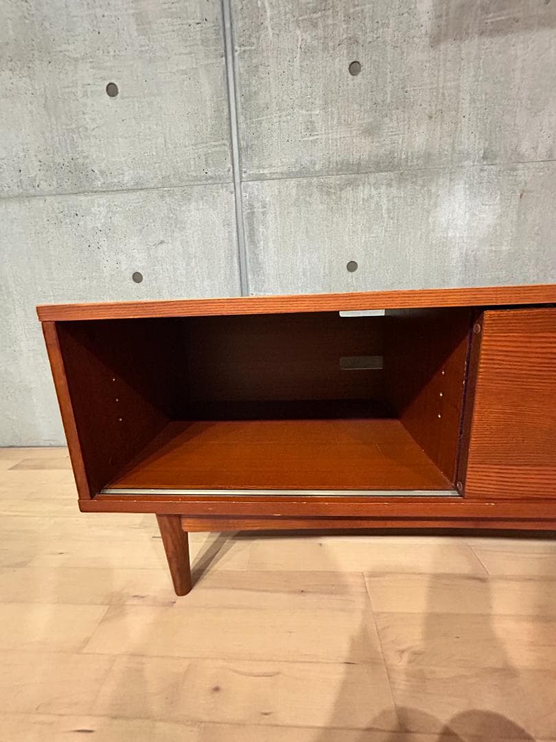 【組み立て不要】Francfranc テレビボード マホガニー色【送料込み】