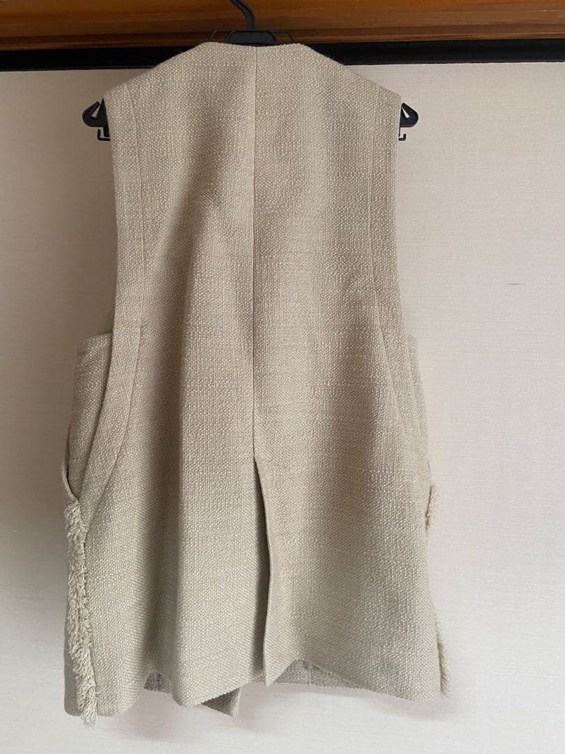 NOBLE ELENI ツイードフリンジジレ