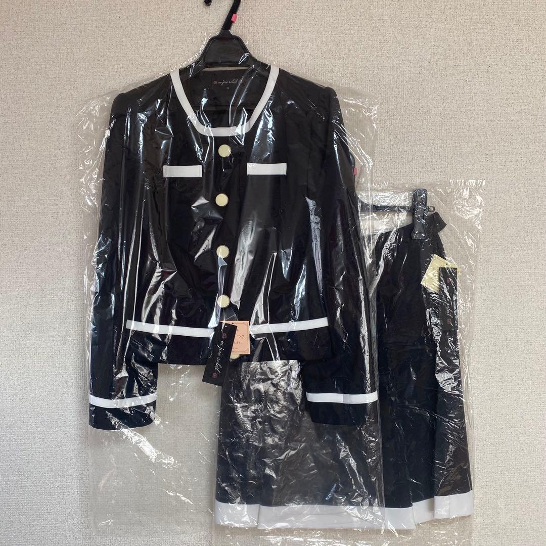 【新品タグ付き】アンジョア 事務服 11号 ジャケット スカート セットアップ