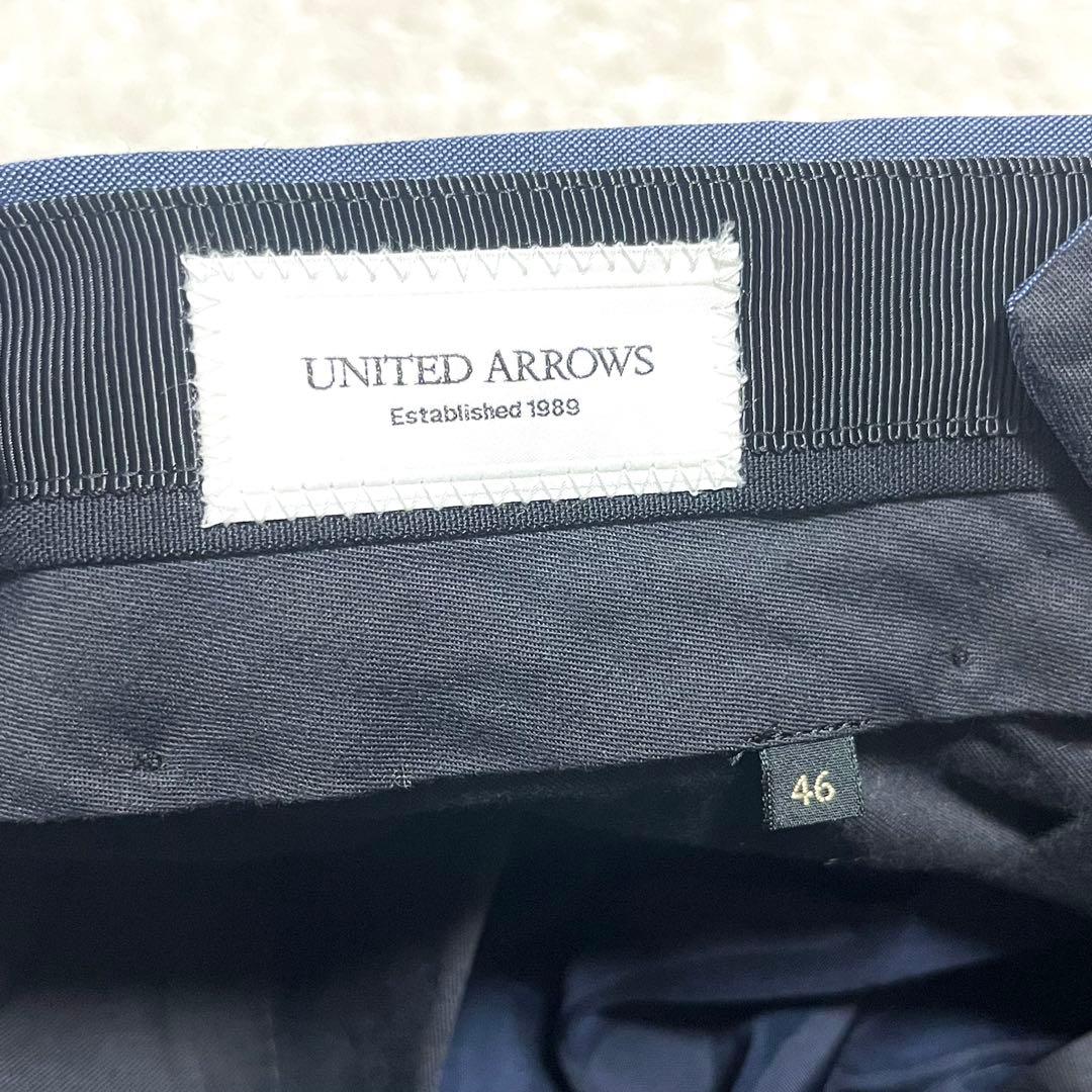 ✨極美品✨ユナイテッドアローズ レア色 セットアップスーツ 青 46サイズ M