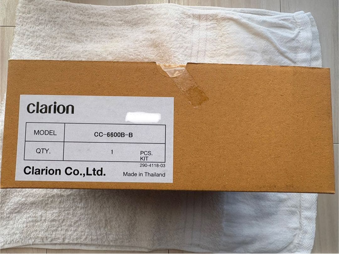 クラリオンCC-6600B-B CJ-7800A バックカメラ、モニターセット