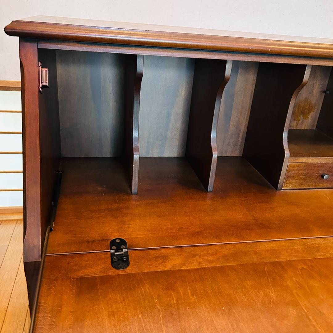 【希少モデル】 オールドカリモク「コロニアル」ライティングビューロー