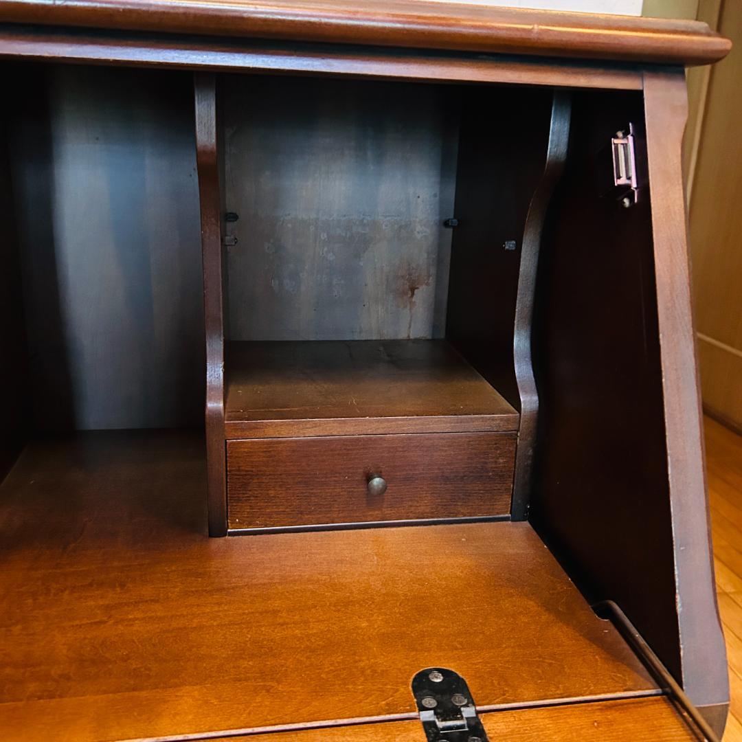 【希少モデル】 オールドカリモク「コロニアル」ライティングビューロー