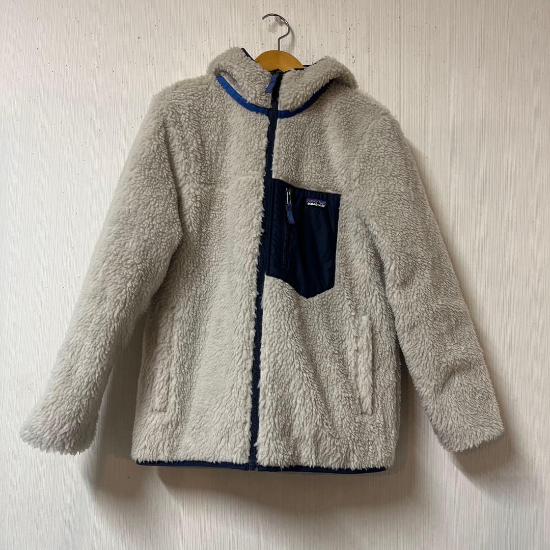 パタゴニア 23AW キッズリバーシブルレディフレディフーディ XXL 紺