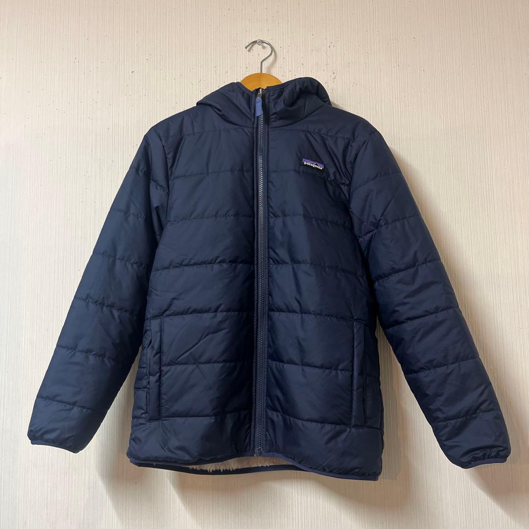 パタゴニア 23AW キッズリバーシブルレディフレディフーディ XXL 紺