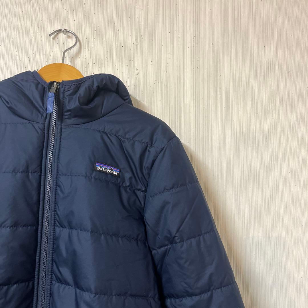 パタゴニア 23AW キッズリバーシブルレディフレディフーディ XXL 紺