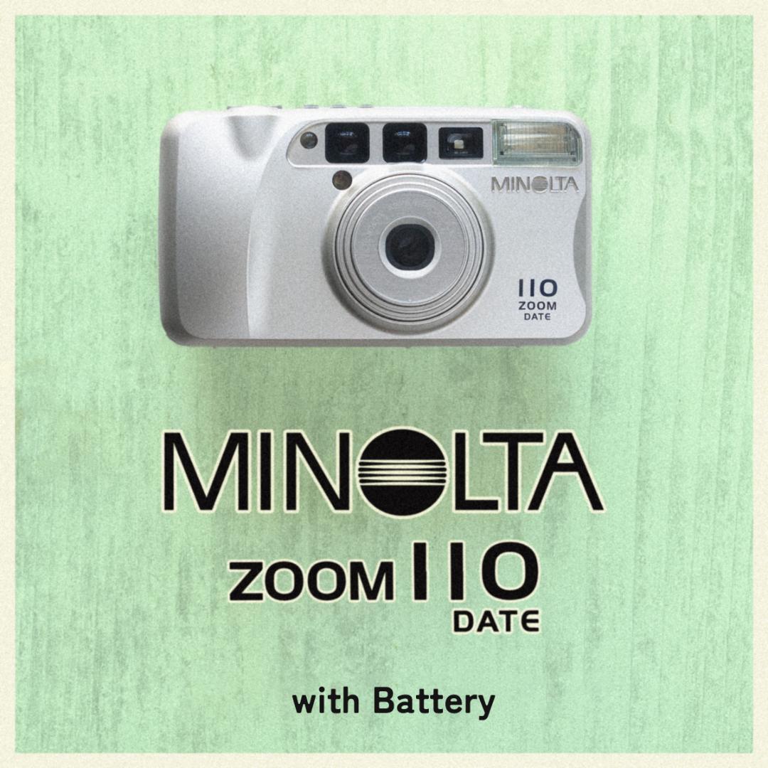 【動作確認済/完動品】Minolta Zoom 110 Date