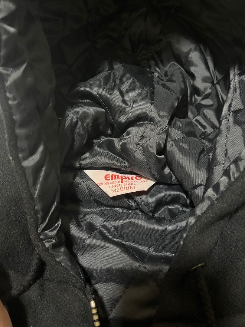 usa製　empire ファイヤーマンジャケット　ウール　M(L位) ブラック