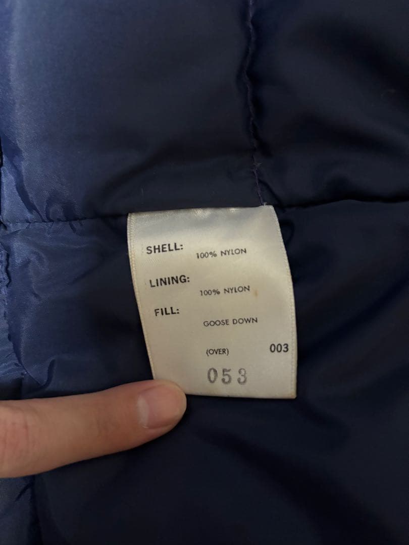 80s ノースフェイス NORTHFACE ダウンベスト 茶タグ