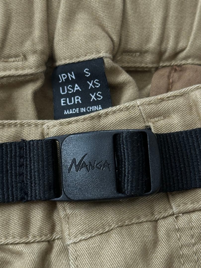 SALE 新品 NANGA ナンガ テーパード チノ パンツ クライミング S