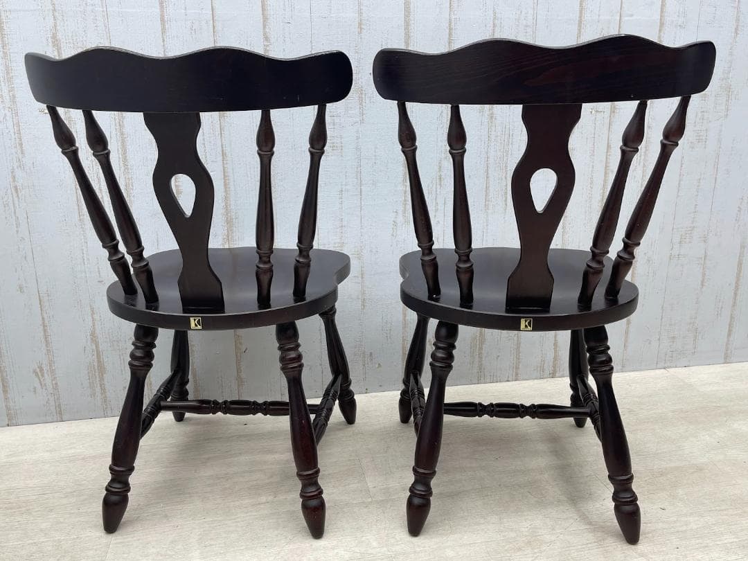 飛騨産業 キツツキ ウィンザーチェア 2脚 まとめて ダイニングチェア