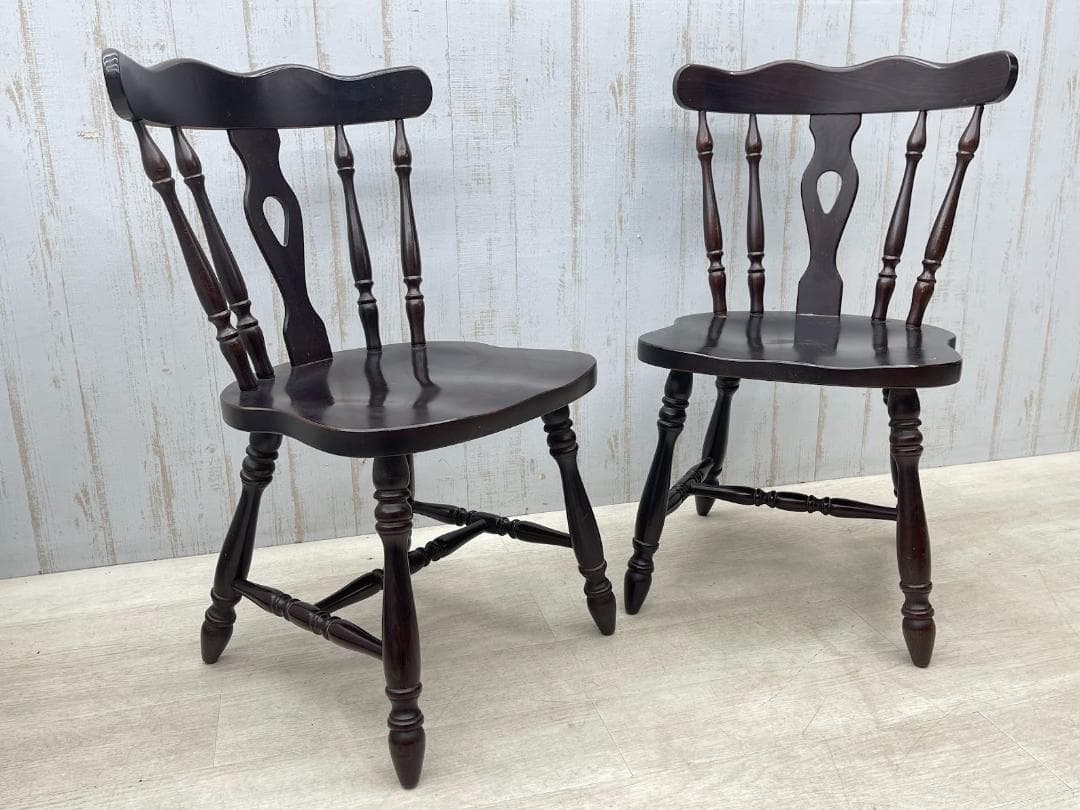 飛騨産業 キツツキ ウィンザーチェア 2脚 まとめて ダイニングチェア